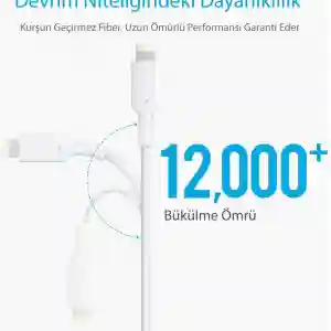 Anker PowerDrive 2 Elite Car Charger with Lightning Connector – White