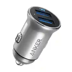 Anker PowerDrive 2 Alloy Car Charger – Silver