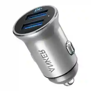 Anker PowerDrive 2 Alloy Car Charger – Silver