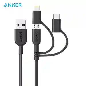 Anker PowerLine II 3-in-1 Cable Black (A8436H12)