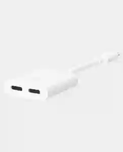Belkin Rockstar USB-C Audio + Charger Adapter White (F7U081BTWH)