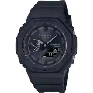 Casio G-Shock Men's Analog-Digital Watch - GA-B2100-1A1DR | All Black Carbon Core Guard Bluetooth Solar