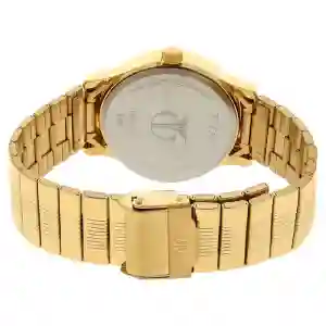 Titan Analog with Day and Date Champagne Dial Metal Strap Watch for Men