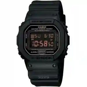 Casio G-Shock Men's Digital Quartz Watch - DW-5600MS-1DR | Black Military Stealth Design