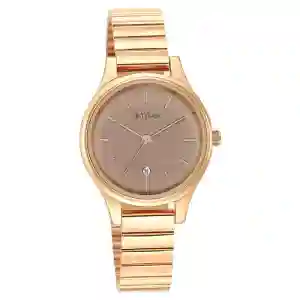 Titan Women Karishma Brown Dial Metal Strap Watch