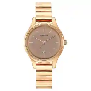 Titan Women Karishma Brown Dial Metal Strap Watch