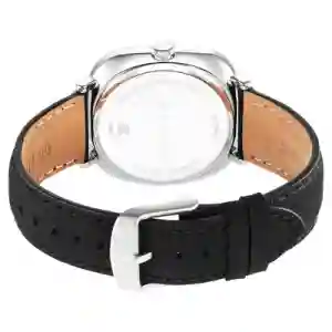 Titan Neo Curve Quartz Analog Anthracite Dial Black Leather Strap Watch for Men - 1885SL02