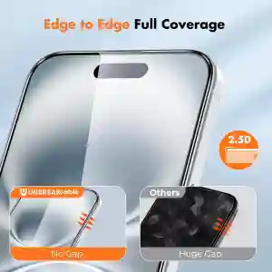 ANTIBROKEN Clear Screen Protector for iPhone 16 Plus