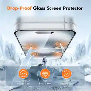 ANTIBROKEN Clear Screen Protector for iPhone 16 Plus