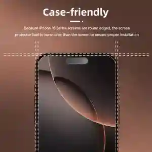 ANTIBROKEN Clear Screen Protector for iPhone 16 Pro