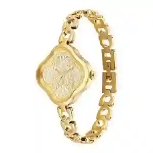 Titan Karishma Beige Dial Analog Metal Strap Watch for Women 2701YM01