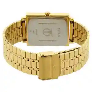 Titan Analog with Date Silver Dial Quartz Stainless Steel Strap Watch for Men