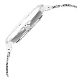 Titan Slimline Blue Dial Analog with Date Metal Strap Watch for Women – Sleek & Elegant Design