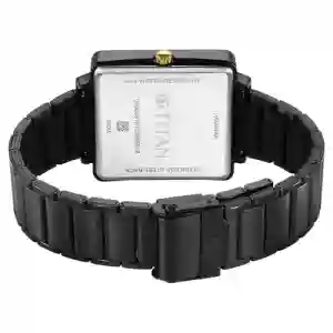 Titan Karishma Black Dial Watch for Men | Stylish Quartz Analog Timepiece