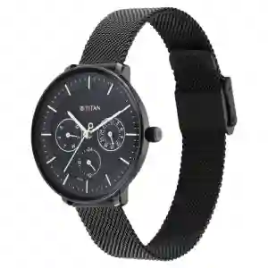 Titan Workwear Analog Stainless Steel Strap Watch for Women | Elegant Office Wear Watch