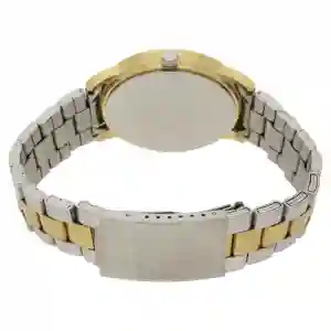 Titan Quartz Analog with Day and Date Champagne Dial Stainless Steel Strap Watch for Men | Classic Formal Watch