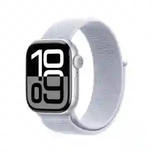 Apple Watch Series 10 42mm Silver Aluminum Blue Sport Band GPS (MWWD3QA/A)