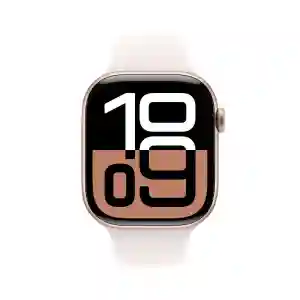 Apple Watch Series 10 42mm Rose Gold Aluminum Light Blue Sport Band Cellular (MWX93QA/A)