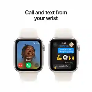 Apple Watch SE (2nd Gen) 40mm Silver Aluminum Sport Band ML GPS (MXED3QA/A)