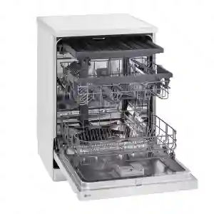 LG DFC513FW WHT Dishwasher | 14 Place Settings | QuadWash & Smart Inverter