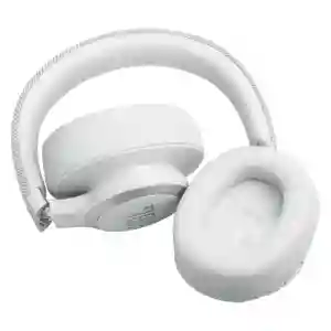 JBL Live 770NC White Wireless Over-Ear Headphones | True Adaptive Noise Cancelling & Deep Bass
