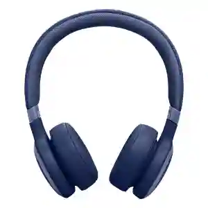 JBL Tune 670NC Blue Wireless On-Ear Headphones with Adaptive Noise Cancelling & Pure Bass-JBLT670NC