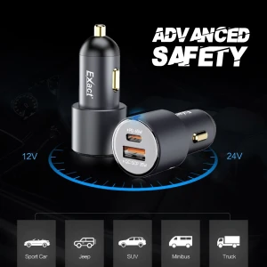 100W Car Adapter EX1104 | High-Power Fast Charging  Exact