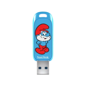 SanDisk Smurf USB Flash Drive 128GB 130MB/s SDCZIS-128G-G46