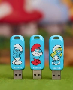 SanDisk Smurf USB Flash Drive 128GB 130MB/s SDCZIS-128G-G46