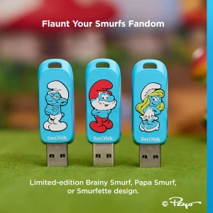 SanDisk Smurf USB Flash Drive 256GB 130MB/s SDCZIS-256G-G46