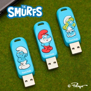 SanDisk Smurf USB Flash Drive 256GB 130MB/s SDCZIS-256G-G46
