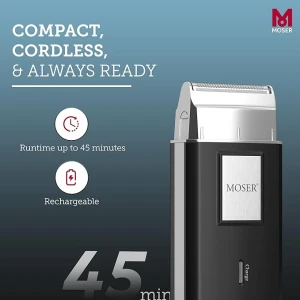 MOSER Travel Shaver Compact Electric Shaver 3615-0052