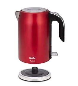 FAKIR Adell Red Electric Kettle 1.7L 2200W Stainless Steel