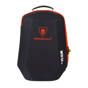 Dead Skull Storage Bag for PS5 Slim Waterproof Travel Carrying Case Black
