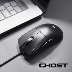 Cybeart Ghost 49g Ultra Light Wired Gaming Mouse 12800 DPI Black