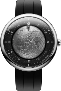 CIGA Design Automatic Watch 46mm Titanium Silver 3D Textured Dial Sapphire 41 Hour Power Reserve U055-TIGR-6B