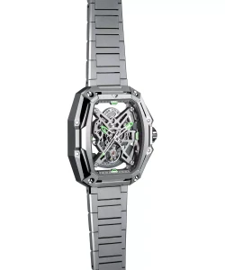 CIGA Design Z035 SS01 W1S Automatic Watch 22mm Stainless Steel Transparent Dial