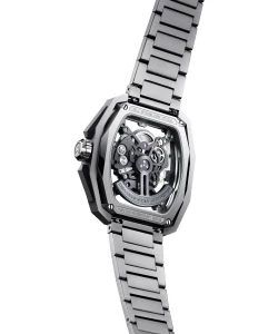 CIGA Design Z035 SS01 W1S Automatic Watch 22mm Stainless Steel Transparent Dial