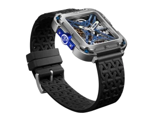 CIGA Design X021 TIBU W25BK Automatic Watch 44mm Titanium Transparent Dial