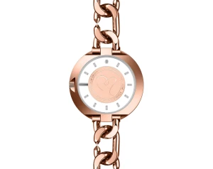 CIGA Design D022 REWH 3RE Quartz Watch 12mm Stainless Steel Rose Gold Dial