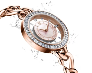 CIGA Design D022 REWH 3RE Quartz Watch 12mm Stainless Steel Rose Gold Dial