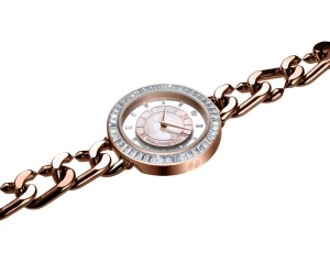 CIGA Design D022 REWH 3RE Quartz Watch 12mm Stainless Steel Rose Gold Dial