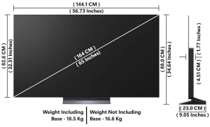 LG OLED65C56LA 65 Inch OLED 4K Smart TV