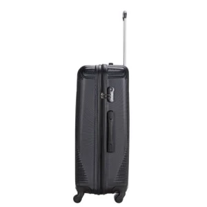 VIPTOUR ABS Hard Side 4 Piece Spinner Luggage Set Black VT-A390