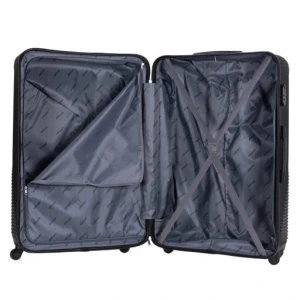 VIPTOUR ABS Hard Side 4 Piece Spinner Luggage Set Black VT-A390