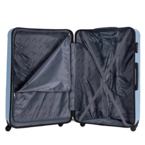 VIPTOUR ABS Hard Side 4 Piece Spinner Luggage Set Blue Fog VT-A390