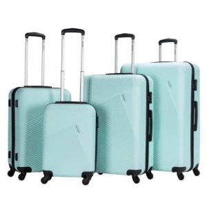 VIPTOUR ABS Hard Side 4 Piece Spinner Luggage Set Mint VT-A390