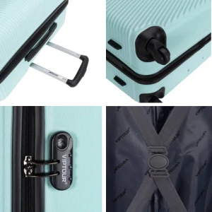 VIPTOUR ABS Hard Side 4 Piece Spinner Luggage Set Mint VT-A390