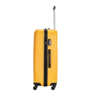 VIPTOUR ABS Hard Side 4 Piece Spinner Luggage Set Old Gold VT-A390