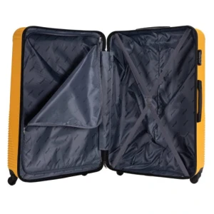 VIPTOUR ABS Hard Side 4 Piece Spinner Luggage Set Old Gold VT-A390